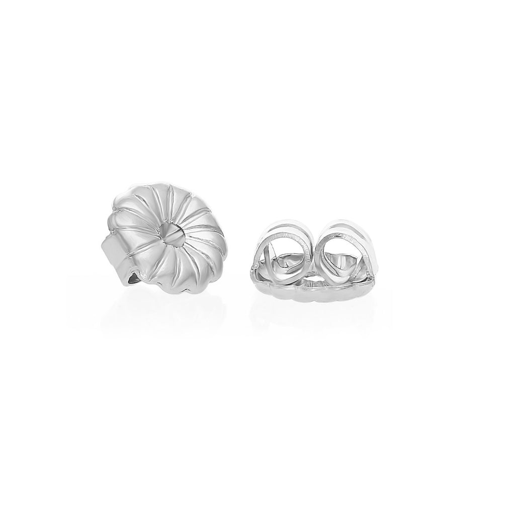 14k Gold Earring Back Replacement Secure and Comfortable with Ear Locking Tension Grip Tight Nut